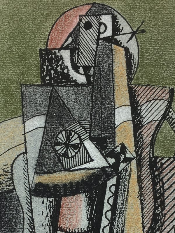 Surreal Modern Original Art - Abstract, Tesson, 1996