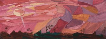 Surreal Modern Original Art - Abstract, G. Lewkow, C.1950