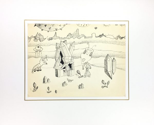 Surreal Modern Original Art - Surrealist, C.1970
