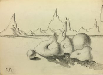 Surreal Modern Original Art - Surrealist, C.1960