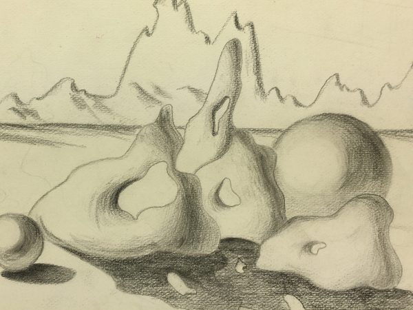 Surreal Modern Original Art - Surrealist, C.1960