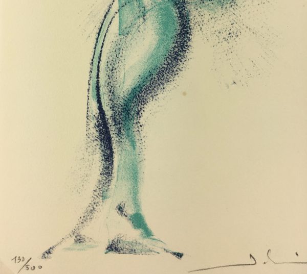 Surreal Modern Original Art - Winged Figure, C1950