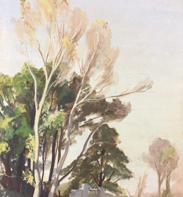 Trees Original Art - Country Gate, Tardy, 1943