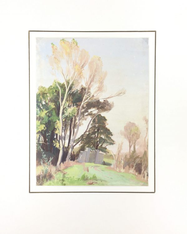 Trees Original Art - Country Gate, Tardy, 1943