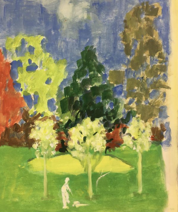 Trees Original Art - Le Parc, C.1990