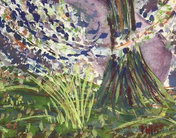 Trees Original Art - Sweeping, Thira, C.1970