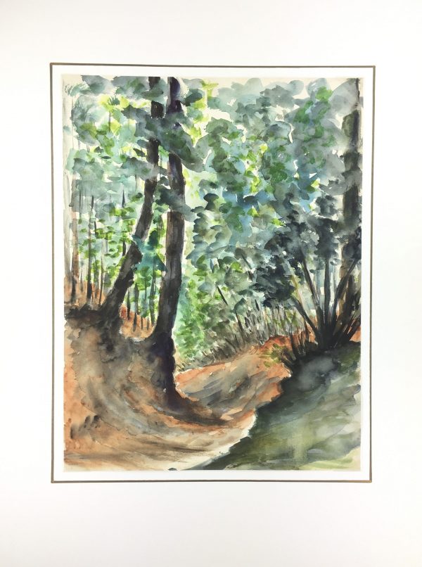 Trees Original Art - English Country, Janice Furth, C.1970