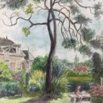 Trees Original Art - In The Park, C.1950