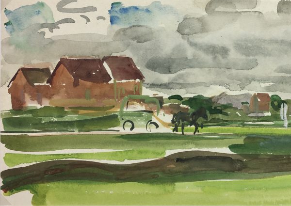 Towns Original Art - Madagascar, S. Magnard (1917-2010), 1950-1953