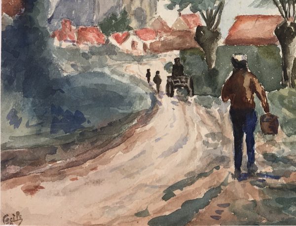 Towns Original Art - Le Moulin, Cecile, C.1930