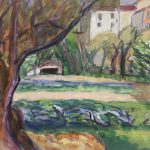 Towns Original Art - Village Park, 1953