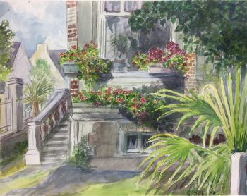 Towns Original Art - Springtime, A. Bleuze, C.1940