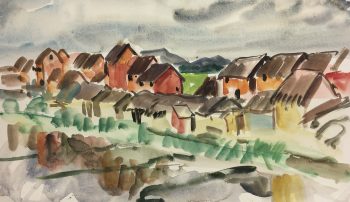 Towns Original Art - Madagascar, S. Magnard (1917-2010), 1950-1953