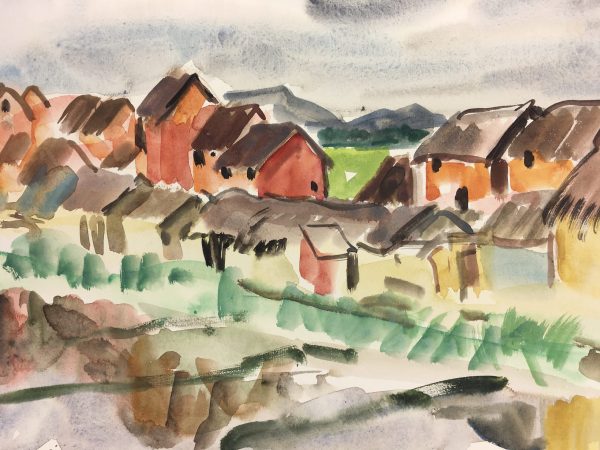 Towns Original Art - Madagascar, S. Magnard (1917-2010), 1950-1953
