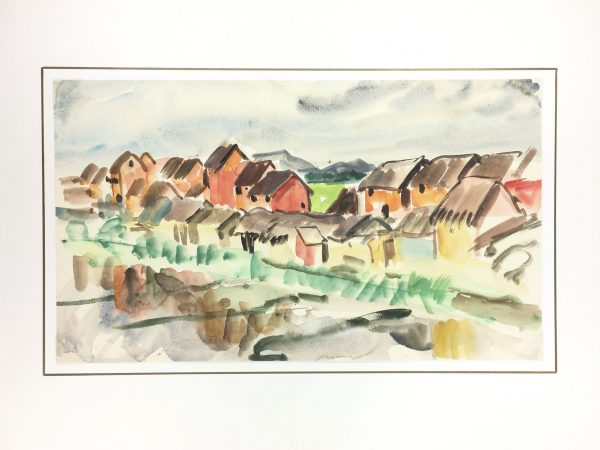 Towns Original Art - Madagascar, S. Magnard (1917-2010), 1950-1953