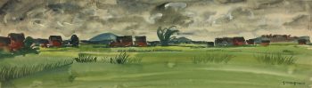 Towns Original Art - Madagascar, S. Magnard (1917-2010), 1950-1953