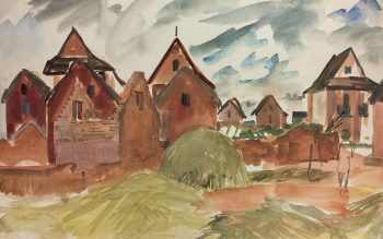 Towns Original Art - Madagascar, S. Magnard (1917-2010), 1950-1953
