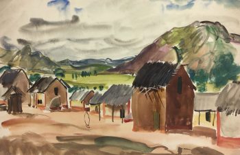 Towns Original Art - Madagascar, S. Magnard (1917-2010), 1950-1953
