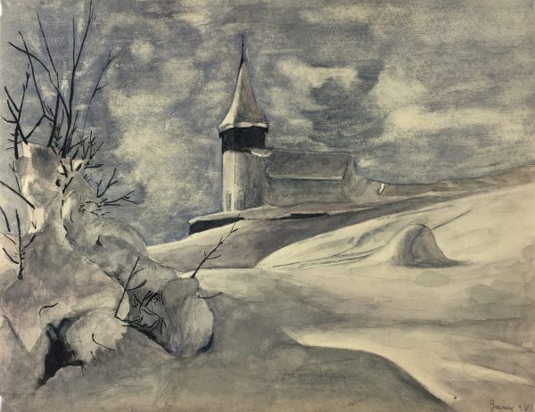 Winter Original Art - January Snow , 1928