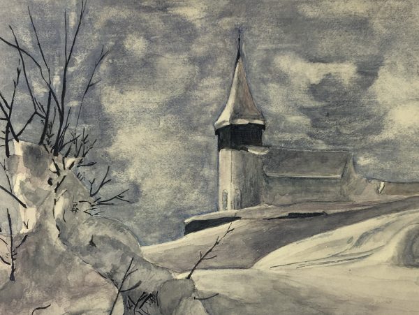 Winter Original Art - January Snow , 1928