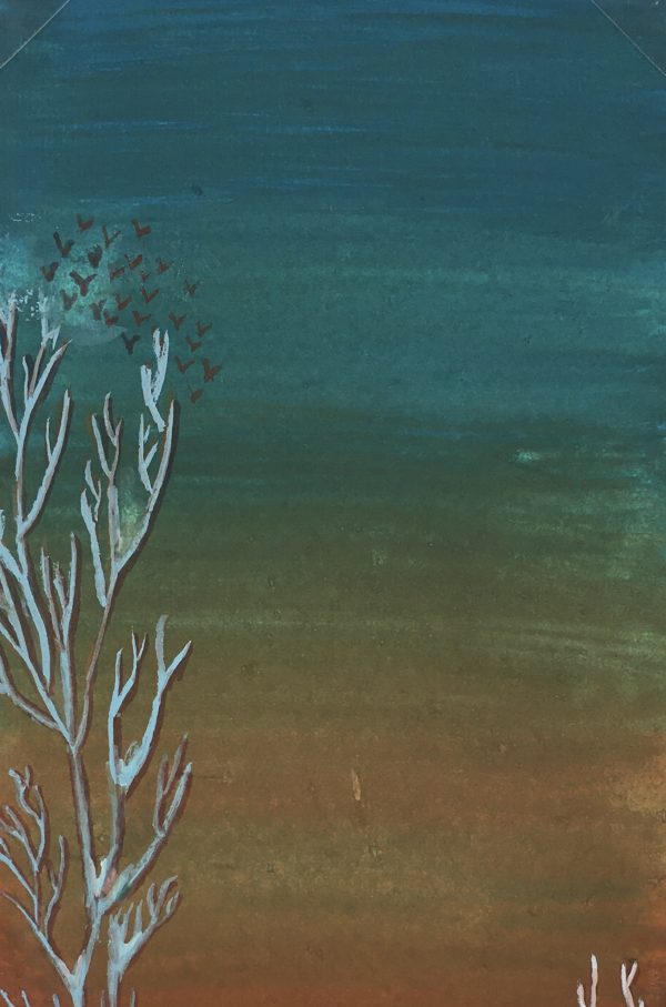 Winter Original Art - Winter Landscape, C.1950