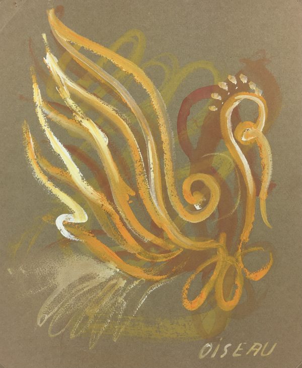 Animals Original Art - L'oiseau, French, 1990s