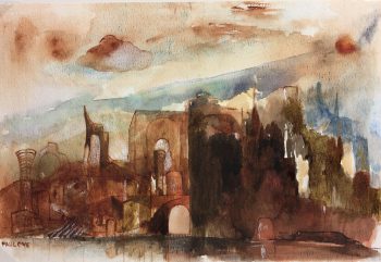City Life Original Art - Surreal City, Paul Ove, C.1990
