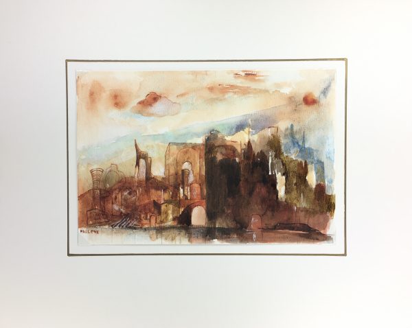 City Life Original Art - Surreal City, Paul Ove, C.1990