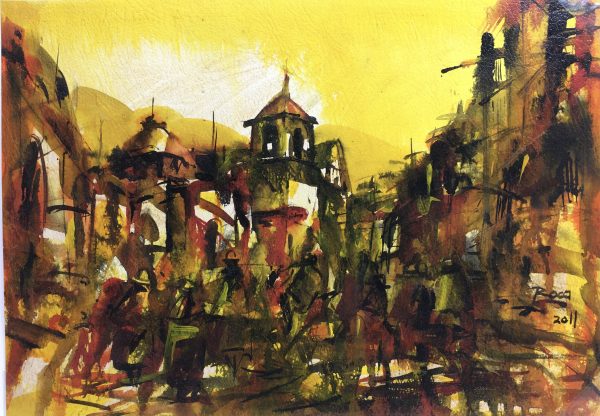 City Life Original Art - Sacred Valley, Roco, 2011