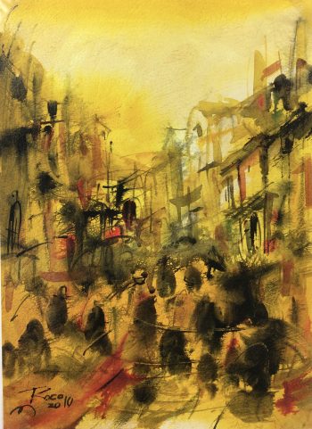 City Life Original Art - Sacred Valley, Roco, 2010