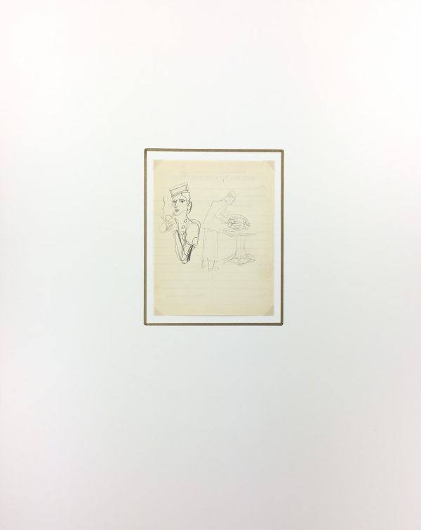 City Life Original Art - NYC, Albert Vialé, C.1930