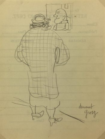 City Life Original Art - The Met NYC, Albert Vialé, C.1930