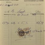 Duchess Manuscripts Original Art - Duchess Receipt, Hostery, 1928