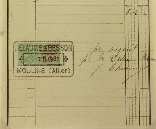 Duchess Manuscripts Original Art - Duchess Receipt, Handkerchiefs, 1922