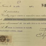 Duchess Manuscripts Original Art - Duchess Receipt, Subscription , 1929