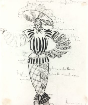 Fashion Original Art - Renaissance, French, c. 1950
