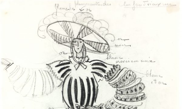 Fashion Original Art - Renaissance, French, c. 1950