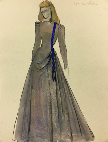 Fashion Original Art - Fashion, S. Lecoconnier, c.1920