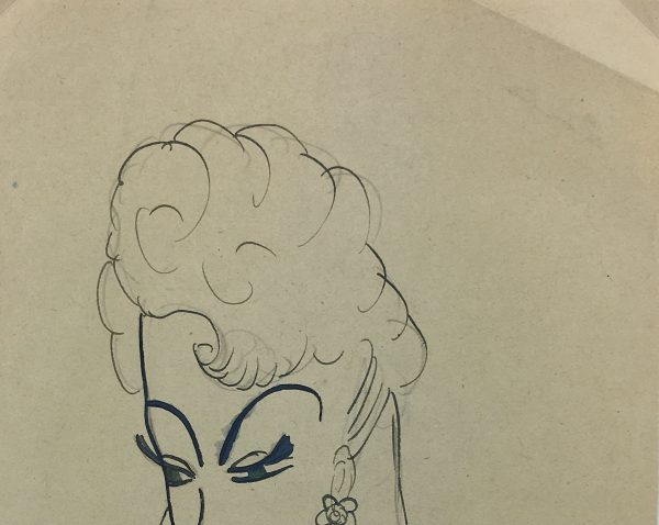 Fashion Original Art - Fashion, French, c.1950
