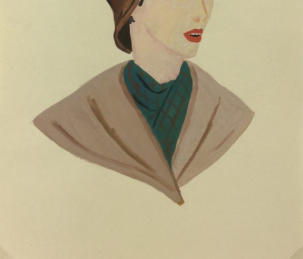 Fashion Original Art - Fashion, French, c.1950