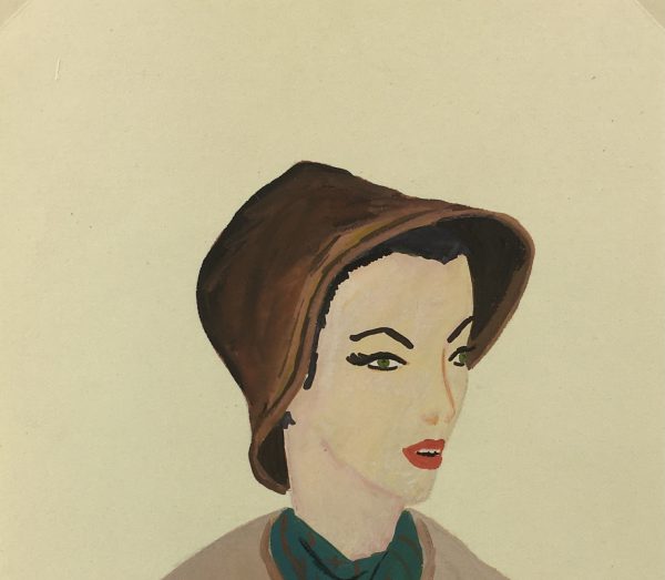 Fashion Original Art - Fashion, French, c.1950