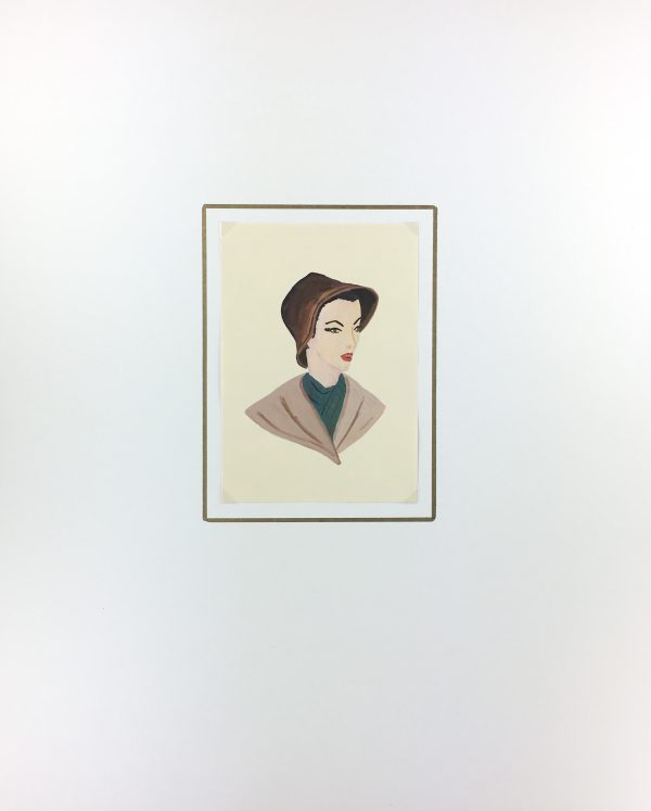 Fashion Original Art - Fashion, French, c.1950
