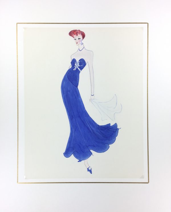 Fashion Original Art - Women's Fashion, French, c.1960