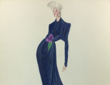 Fashion Original Art - Women's Fashion, French, c.1960
