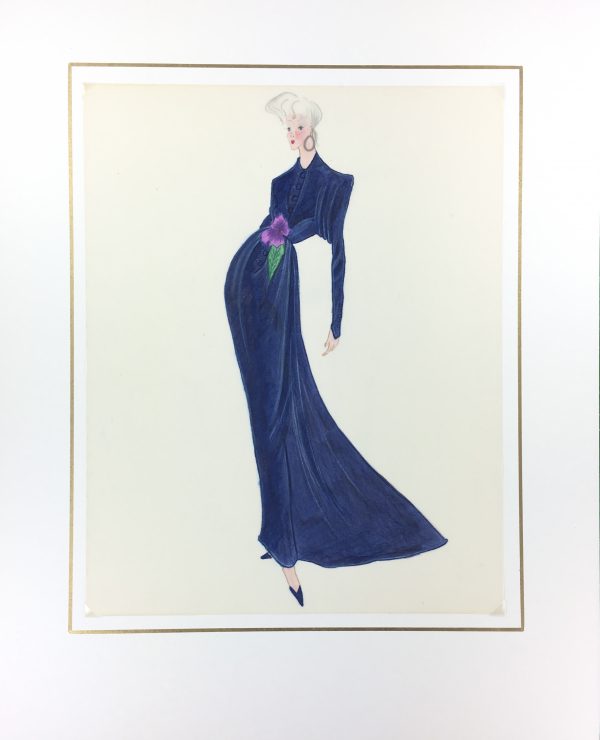 Fashion Original Art - Women's Fashion, French, c.1960