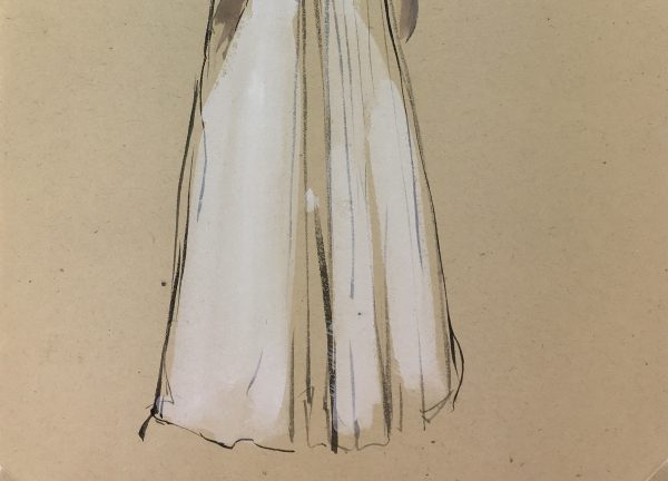 Fashion Original Art - Fashion, S. Lecoconnier, c.1920