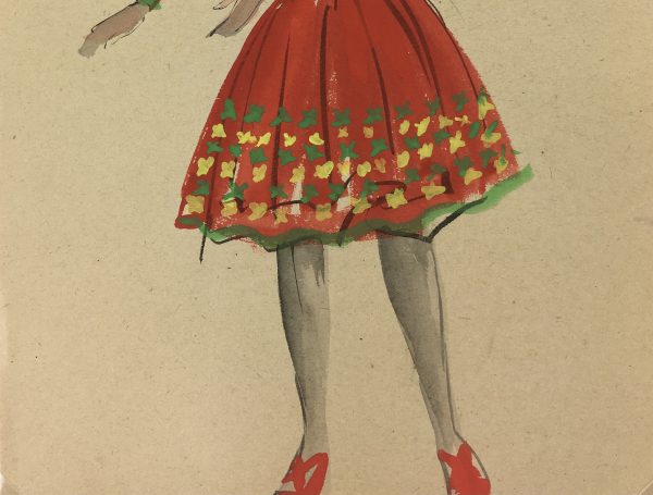 Fashion Original Art - Fashion, S. Lecoconnier, c.1920