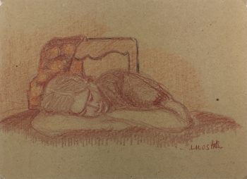 Figures Original Art - Reverie, B.d.S., 1905