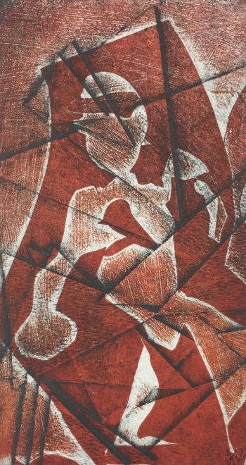 Modern  Original Art - Day Trippers, Kismine Varner, c.1990