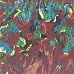 Modern  Original Art -  Abstract Scene , Kismine Varner, c.1990